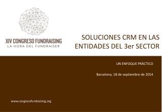 SOLUCIONES CRM EN LAS ENTIDADES DEL 3er SECTOR