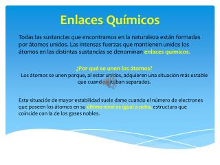 Enlaces Químicos