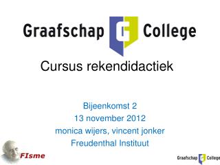 Cursus rekendidactiek