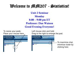 Welcome to MM207 - Statistics!