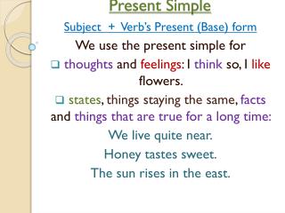 Present Simple