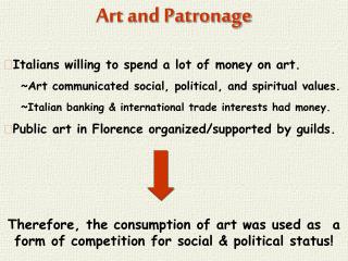 Art and Patronage