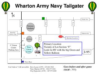 Wharton Army Navy Tailgater