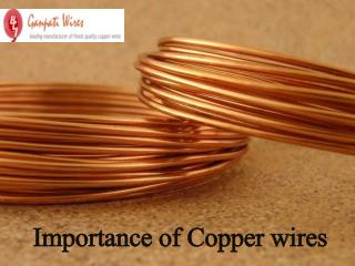 Importance of Copper wires