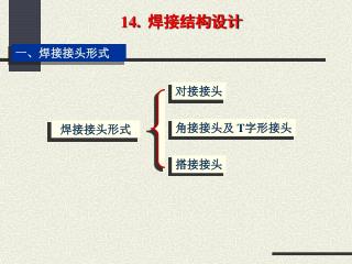 1 4 . 焊接结构设计