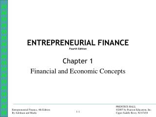 ENTREPRENEURIAL FINANCE Fourth Edition