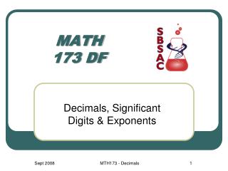 MATH 173 DF