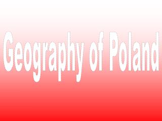 Geography of Poland