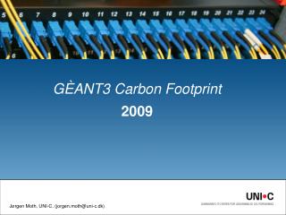 GÈANT3 Carbon Footprint 2009