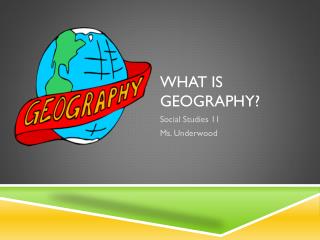 What is Geography?