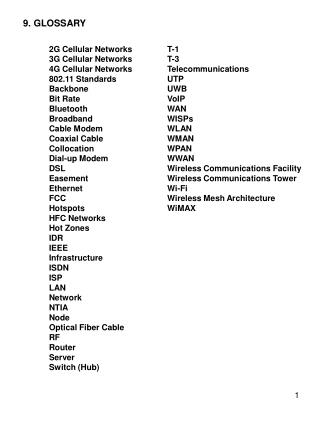 9. GLOSSARY
