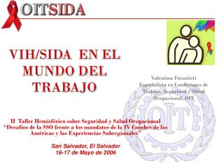 VIH/SIDA EN EL MUNDO DEL TRABAJO