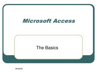 Microsoft Access