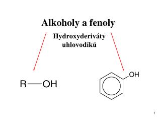 Alkoholy a fenoly