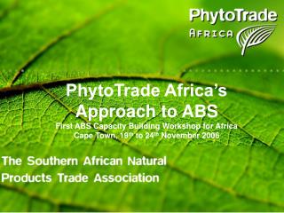 Southern African Natural Products Trade Association