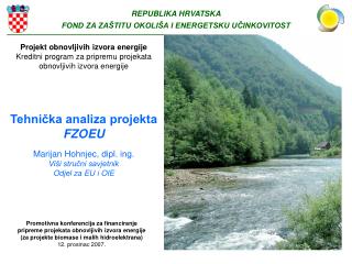 Promotivna konferencija za financiranje pripreme projekata obnovljivih izvora energije