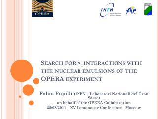 Search for ν τ interactions with the nuclear emulsions of the OPERA experiment