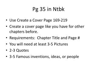 Pg 35 in Ntbk