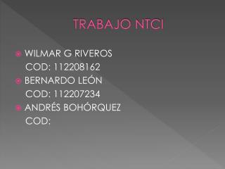TRABAJO NTCI