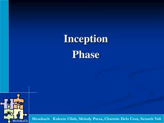 Inception Phase