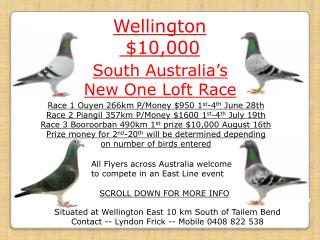 All Flyers across Australia welcome to compete in an East Line event