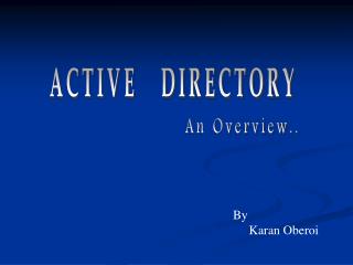 ACTIVE DIRECTORY