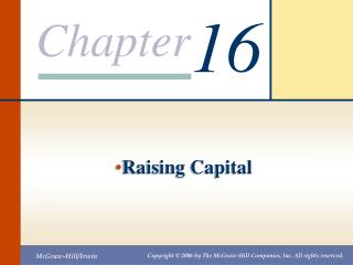 Raising Capital