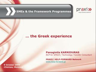 SMEs &amp; the Framework Programmes