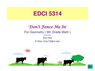 EDCI 5314