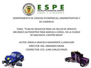 DEPARTAMENTO DE CIENCIAS ECONÓMICAS, ADMINISTRATIVAS Y DE COMERCIO