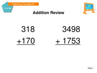Addition Review