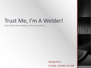 Trust Me, I’m A Welder!