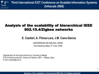 Analysis of the scalability of hierarchical IEEE 802.15.4/Zigbee networks