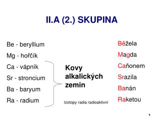 II.A (2.) SKUPINA