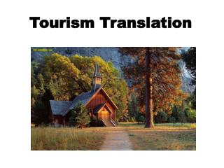 Tourism Translation