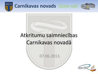 Atkritumu saimniecības Carnikavas novadā