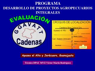 PROGRAMA DESARROLLO DE PROYECTOS AGROPECUARIOS INTEGRALES