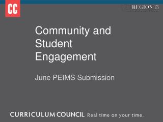 Community and Student Engagement