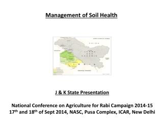 Management of Soil Health