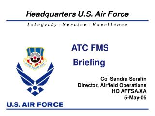 ATC FMS Briefing