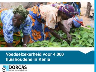 Voedselzekerheid voor 4.000 huishoudens in Kenia