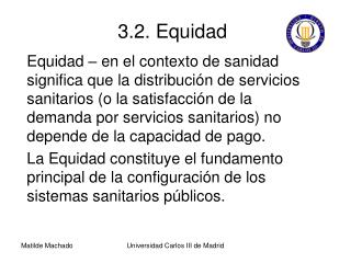 3.2. Equidad