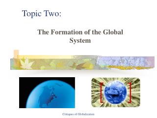 Topic Two: