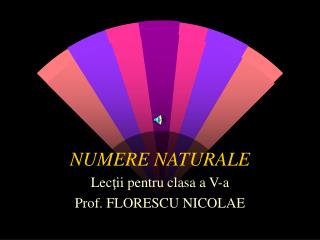 NUMERE NATURALE