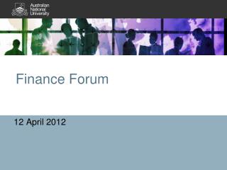 Finance Forum