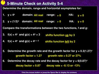 5-Minute Check on Activity 5-4