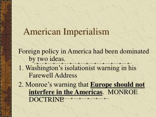 American Imperialism