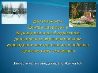 Нормативные документы, регулирующие деятельность Центра Здоровья: