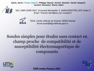 GDR ondes Pessac 2007