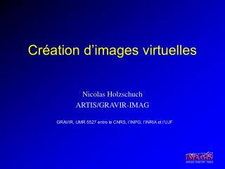 Création d’images virtuelles